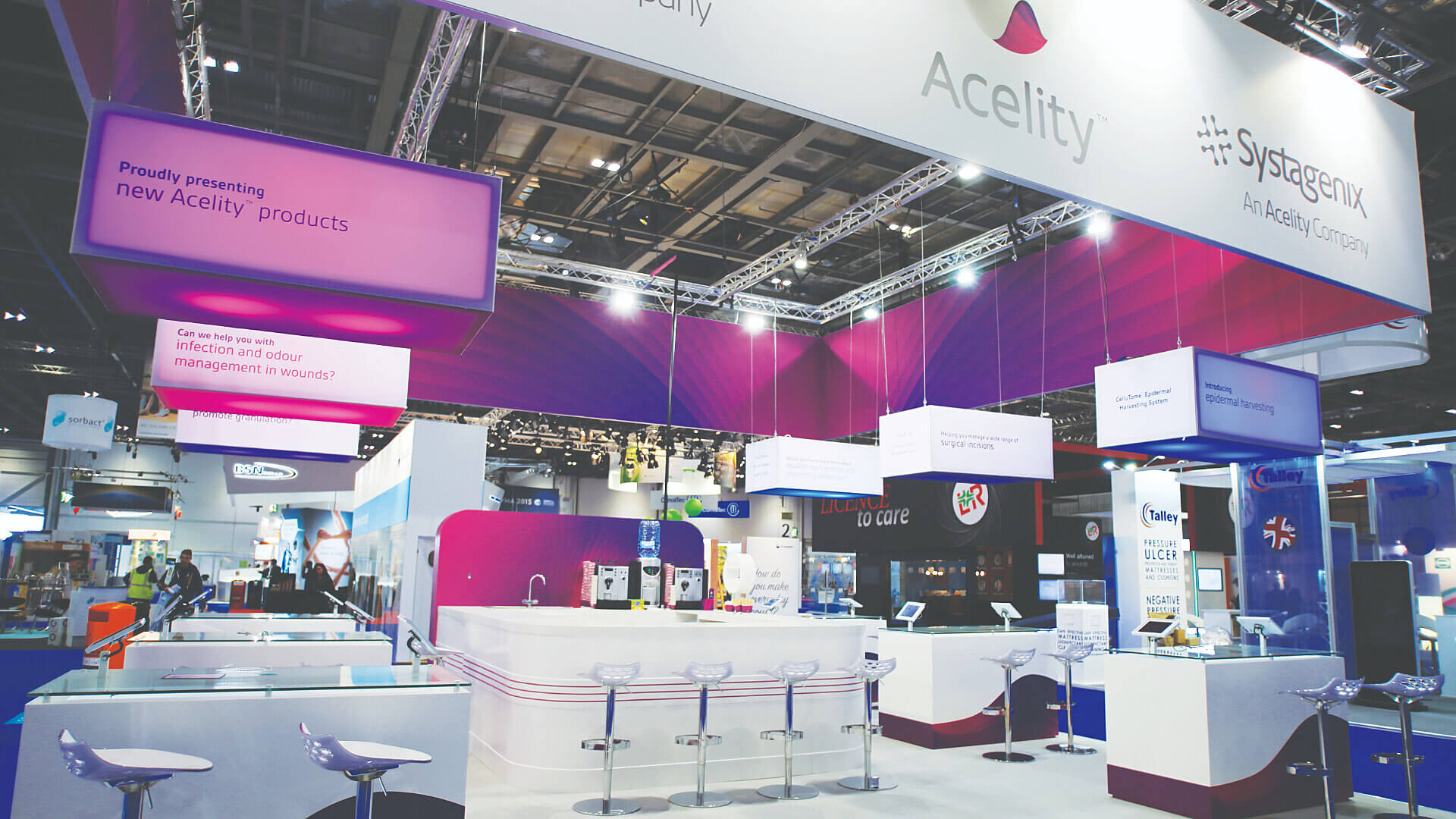 acelity finished exhibition stand