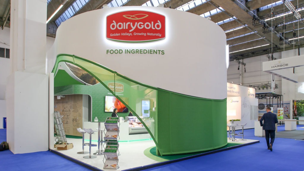 dairy gold exhibition stand entrance