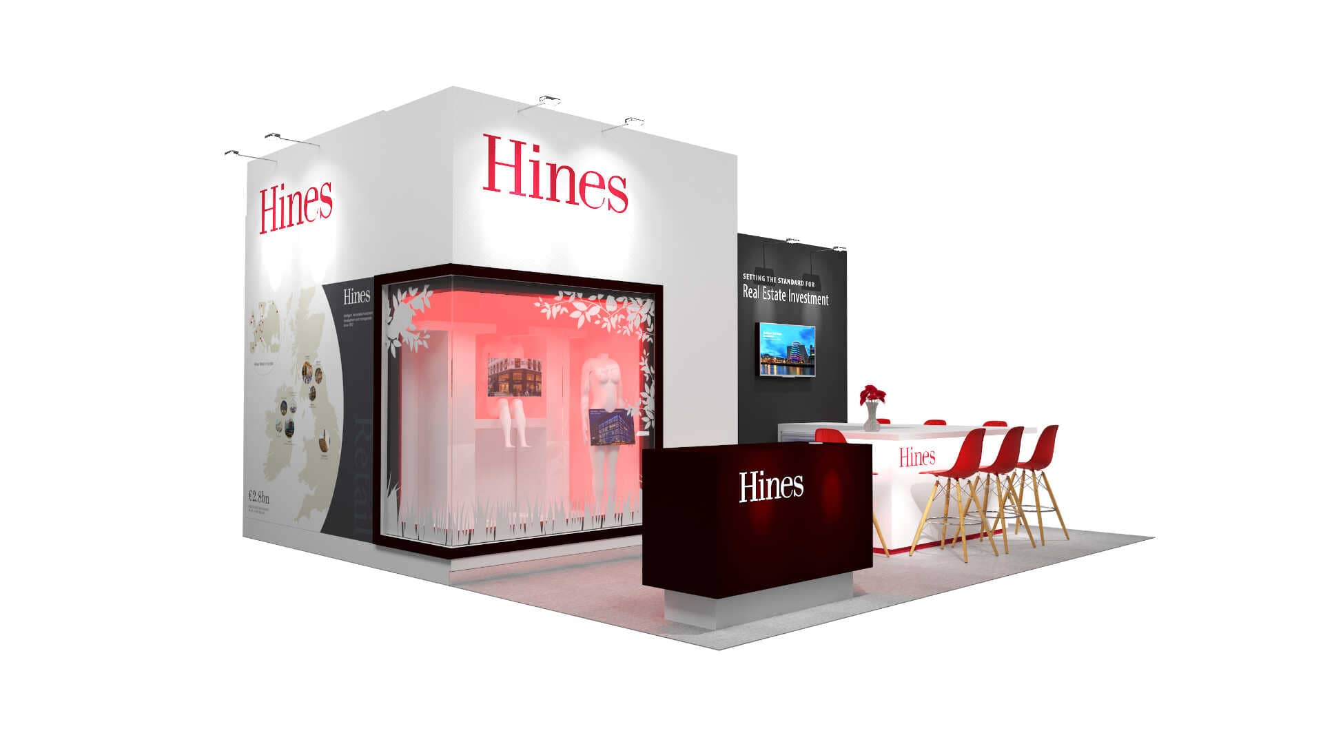 hines exhibition layout