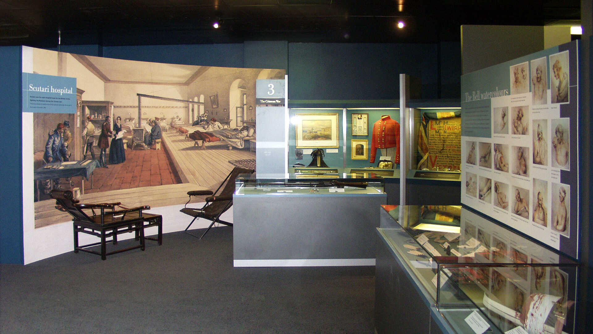 museum display and information boards