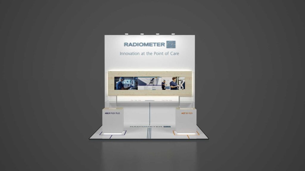 render of radiometer exhibition