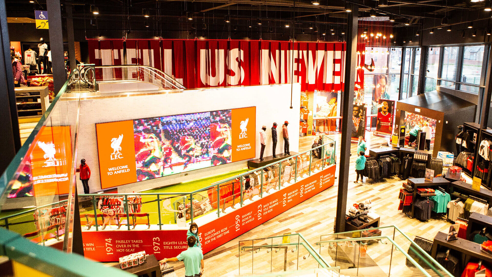 anfield nike shop interior