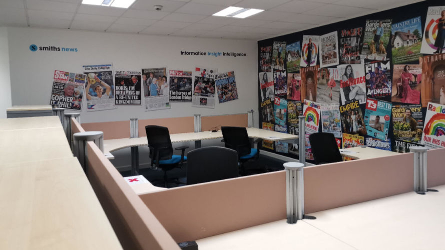 Smiths News Office Refresh in Swindon with Bella Design