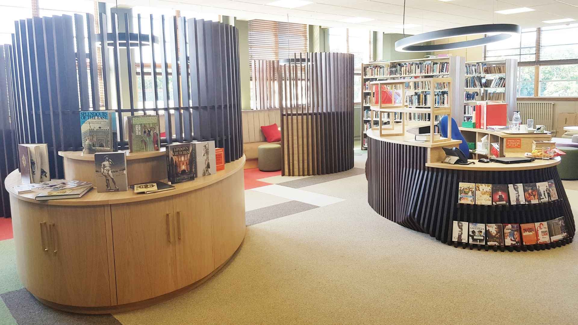 streatham school bespoke library displays