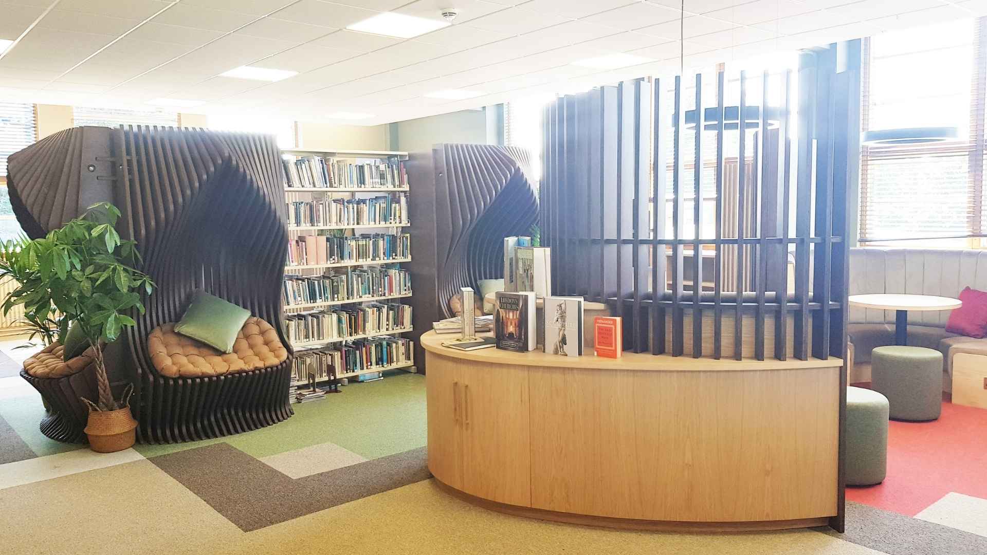 school library interior fitout