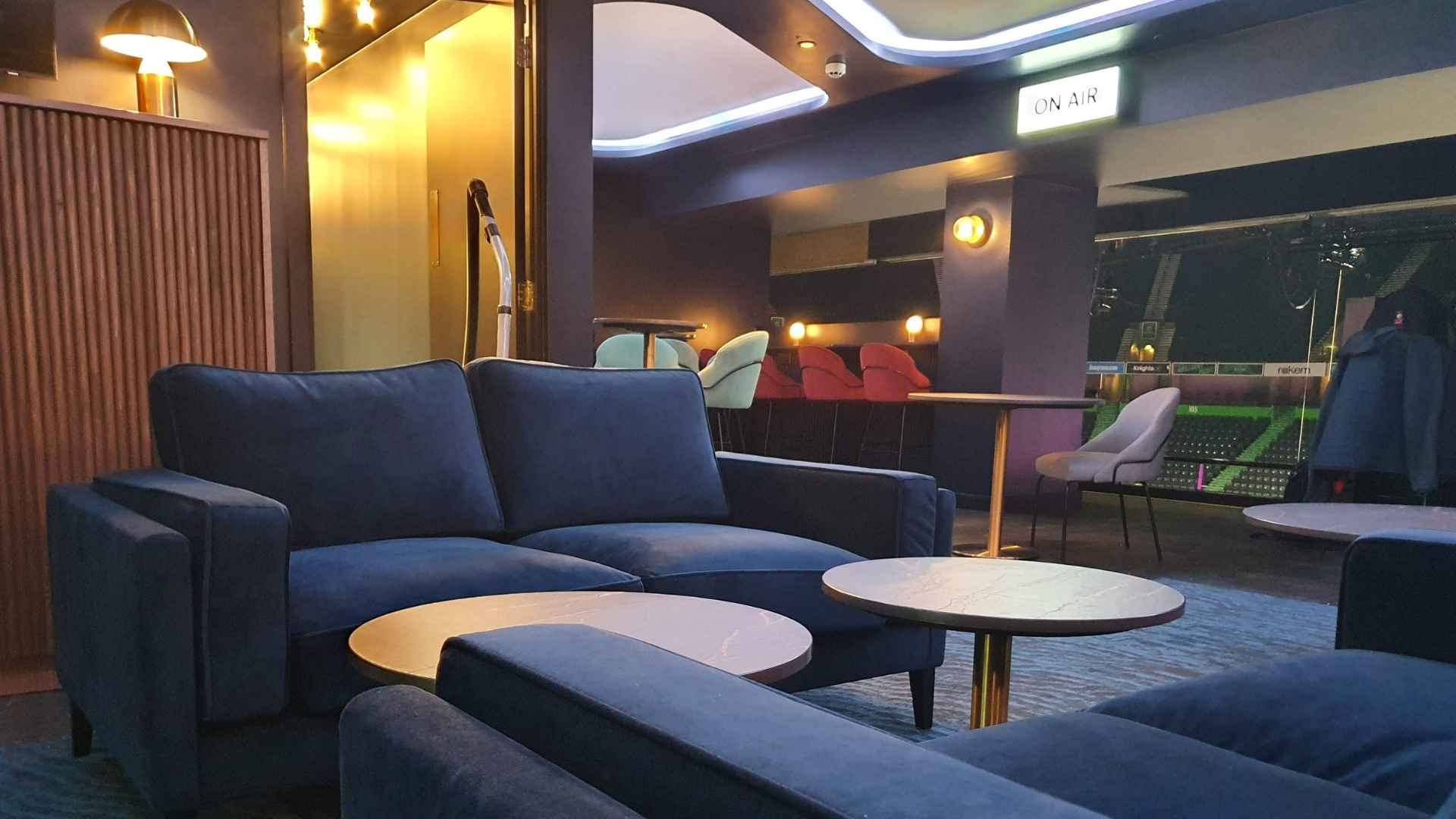 AO arena's exec lounge bar fitout