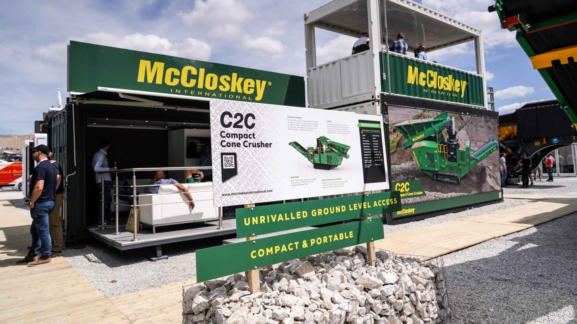 mccloskey product demonstration exhibition
